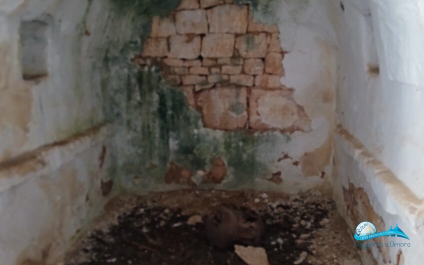 2 Trullo e lamie con terreno in posizione panorama