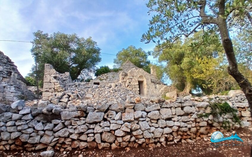 2 Trullo e lamie con terreno in posizione panorama