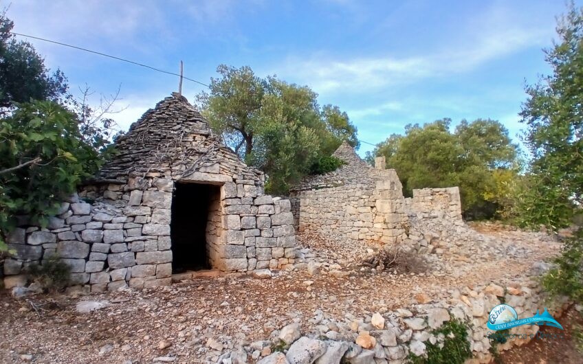 2 Trullo e lamie con terreno in posizione panorama